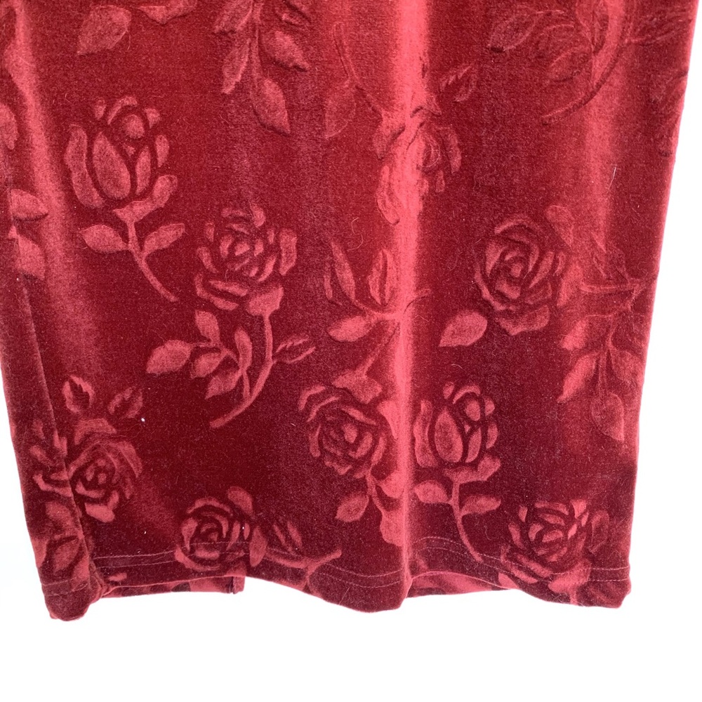 FREE w Any Purchase Vintage Velvet Rose Maxi Dress - Picture 6 of 8